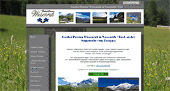 Desktop Screenshot of gasthof-wiesenruh.com